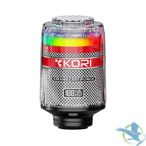 Kori 120K Puffs 60ML Disposable Hookah Vape Head With RGB Light & LED Screen - Display of 4