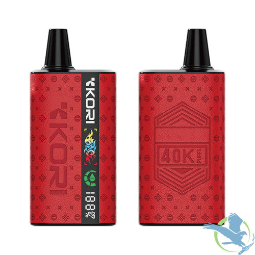 Kori Pocket Hookah 40K Puffs 45ML Disposable Device With Digital Tube Screen - Display of 5