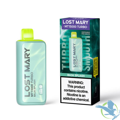 LOST MARY MT15000 Turbo 16ML 15K Puffs Disposable Pod Device With Dual Mesh Coil & Digital Screen - Display of 5