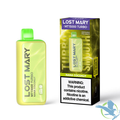 LOST MARY MT15000 Turbo 16ML 15K Puffs Disposable Pod Device With Dual Mesh Coil & Digital Screen - Display of 5
