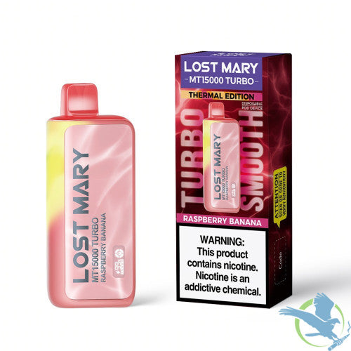 LOST MARY MT15000 Turbo 16ML 15K Puffs Disposable Pod Device With Dual Mesh Coil & Digital Screen - Display of 5