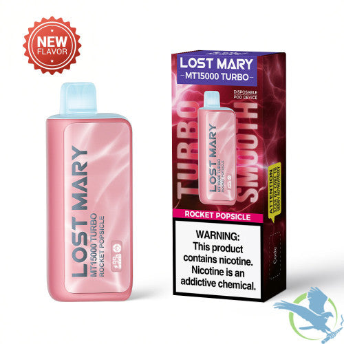 LOST MARY MT15000 Turbo 16ML 15K Puffs Disposable Pod Device With Dual Mesh Coil & Digital Screen - Display of 5