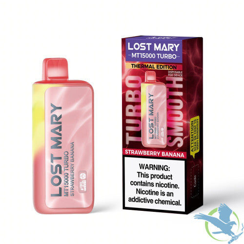 LOST MARY MT15000 Turbo 16ML 15K Puffs Disposable Pod Device With Dual Mesh Coil & Digital Screen - Display of 5