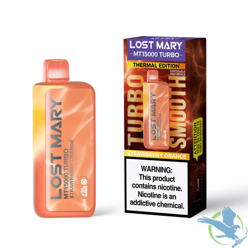 LOST MARY MT15000 Turbo 16ML 15K Puffs Disposable Pod Device With Dual Mesh Coil & Digital Screen - Display of 5