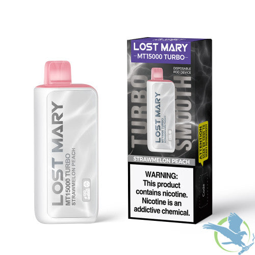 LOST MARY MT15000 Turbo 16ML 15K Puffs Disposable Pod Device With Dual Mesh Coil & Digital Screen - Display of 5
