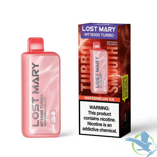 LOST MARY MT15000 Turbo 16ML 15K Puffs Disposable Pod Device With Dual Mesh Coil & Digital Screen - Display of 5