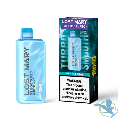 LOST MARY MT15000 Turbo 16ML 15K Puffs Disposable Pod Device With Dual Mesh Coil & Digital Screen - Display of 5