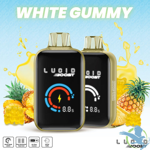 Lucid Boost 20K Puffs 18ML Disposable Vape Device With Dual Mesh & Boost Mode - Display of 5