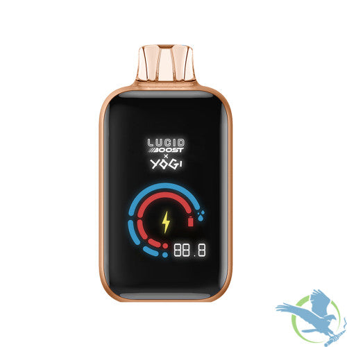 Lucid Boost x Yogi 20K Puffs 18ML Disposable Vape Device With Dual Mesh & Boost Mode - Display of 5