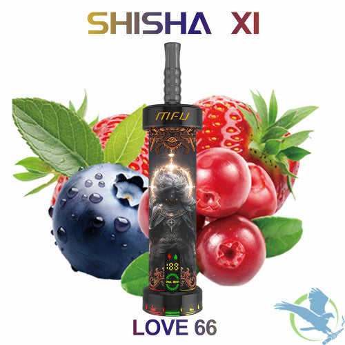 MFU Shisha X1 40K Puffs 40ML Disposable Device With Dual Mode & Color LED Screen - Display of 5