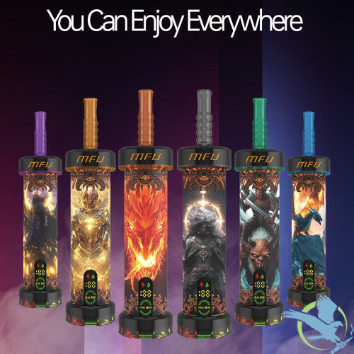 MFU Shisha X1 40K Puffs 40ML Disposable Device With Dual Mode & Color LED Screen - Display of 5