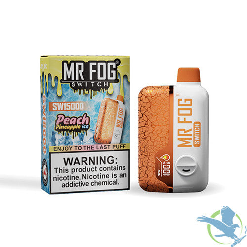 Mr Fog Switch SW15000 17ML 15000 Puffs Disposable Vape With Smart Screen - Display of 5