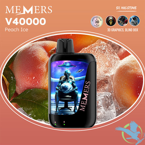 Memers V40000 Puffs 15ML Disposable Device With Color-Switching & 3D Effect Screen - Display of 5