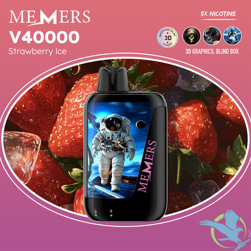 Memers V40000 Puffs 15ML Disposable Device With Color-Switching & 3D Effect Screen - Display of 5