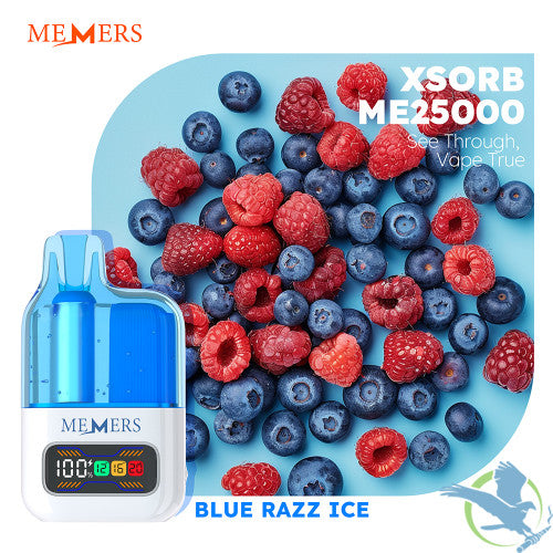 Memers XSORB ME25000 Puffs 20ML Disposable Vape Device With Power Display - Display of 5