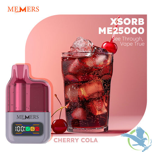 Memers XSORB ME25000 Puffs 20ML Disposable Vape Device With Power Display - Display of 5