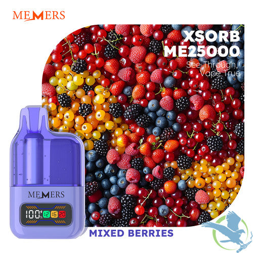 Memers XSORB ME25000 Puffs 20ML Disposable Vape Device With Power Display - Display of 5