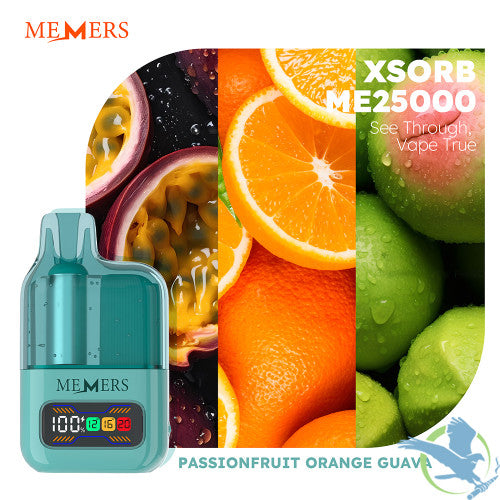 Memers XSORB ME25000 Puffs 20ML Disposable Vape Device With Power Display - Display of 5