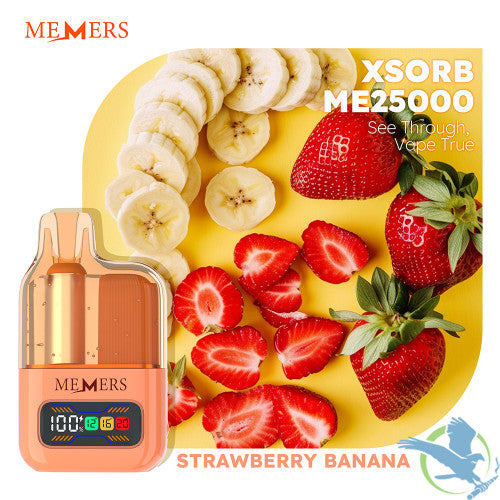 Memers XSORB ME25000 Puffs 20ML Disposable Vape Device With Power Display - Display of 5
