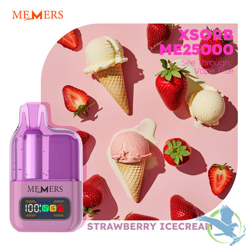 Memers XSORB ME25000 Puffs 20ML Disposable Vape Device With Power Display - Display of 5