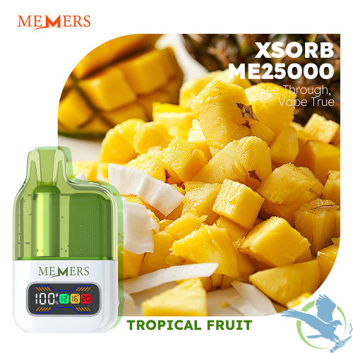 Memers XSORB ME25000 Puffs 20ML Disposable Vape Device With Power Display - Display of 5