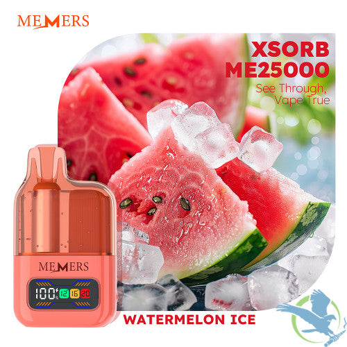 Memers XSORB ME25000 Puffs 20ML Disposable Vape Device With Power Display - Display of 5