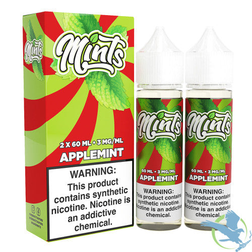 Mints Synthetic Nicotine E-Liquid By Verdict Vapors 120ML (2 x 60ML)