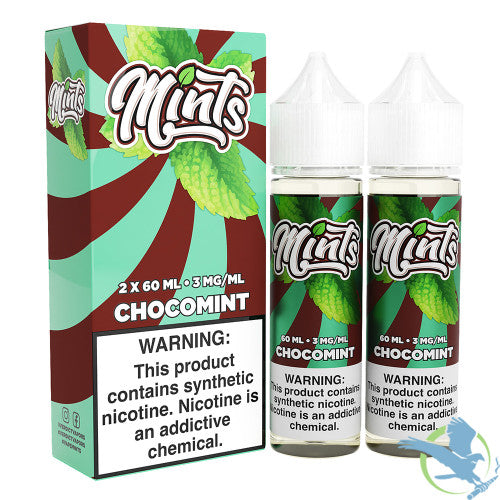 Mints Synthetic Nicotine E-Liquid By Verdict Vapors 120ML (2 x 60ML)