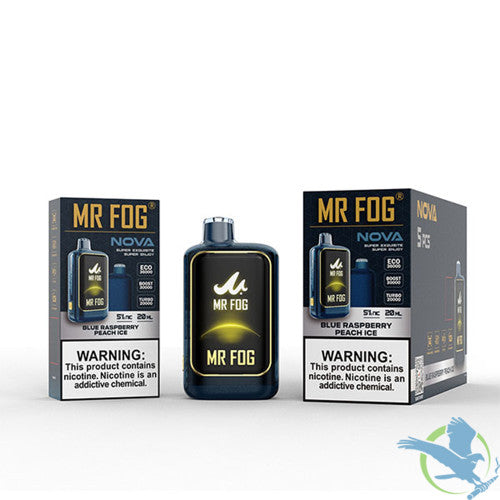 Mr Fog Nova 36K Puffs 20ML Disposable Device With Sleek UI Animation & Large Screen Technology - Display of 5