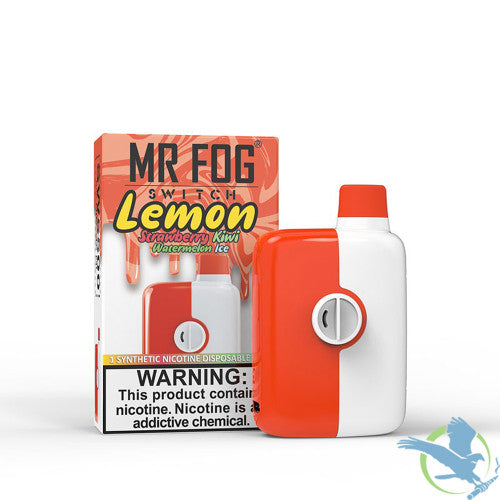 Mr Fog SWITCH SW5500 15ML 5500 Puffs 650mAh Prefilled Synthetic Nicotine Rechargeable Disposable With Mesh Coil Technology - Display of 10