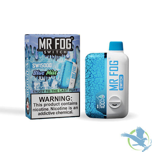 Mr Fog Switch SW15000 17ML 15000 Puffs Disposable Vape With Smart Screen - Display of 5