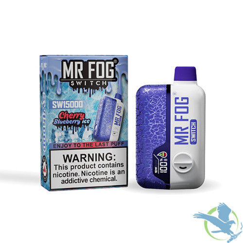 Mr Fog Switch SW15000 17ML 15000 Puffs Disposable Vape With Smart Screen - Display of 5