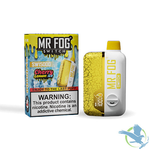 Mr Fog Switch SW15000 17ML 15000 Puffs Disposable Vape With Smart Screen - Display of 5