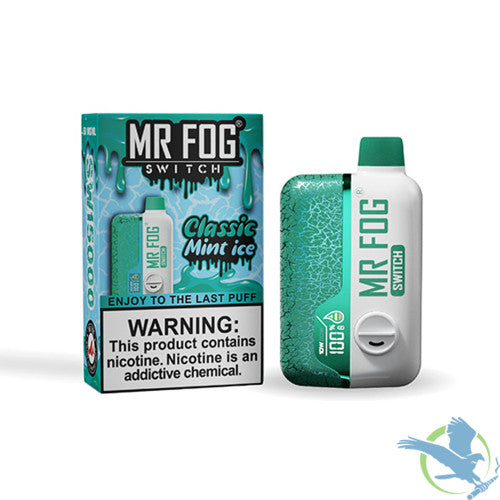 Mr Fog Switch SW15000 17ML 15000 Puffs Disposable Vape With Smart Screen - Display of 5