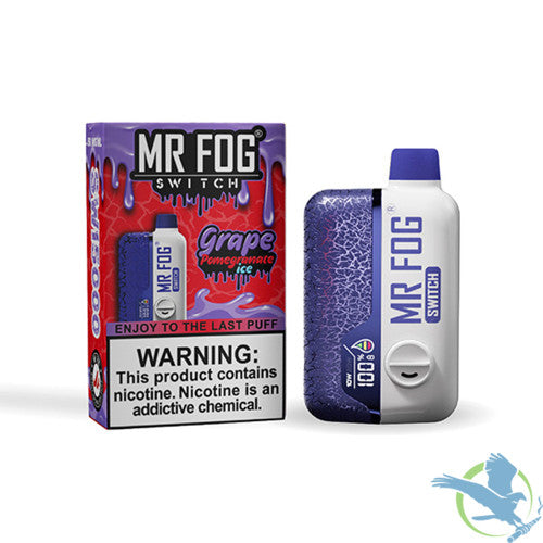 Mr Fog Switch SW15000 17ML 15000 Puffs Disposable Vape With Smart Screen - Display of 5