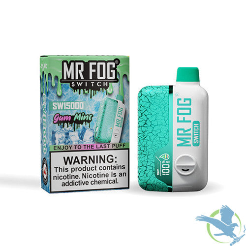 Mr Fog Switch SW15000 17ML 15000 Puffs Disposable Vape With Smart Screen - Display of 5