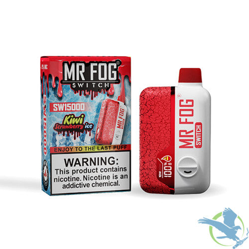 Mr Fog Switch SW15000 17ML 15000 Puffs Disposable Vape With Smart Screen - Display of 5