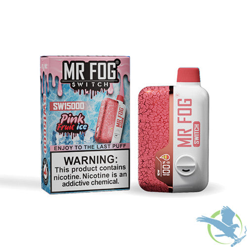 Mr Fog Switch SW15000 17ML 15000 Puffs Disposable Vape With Smart Screen - Display of 5