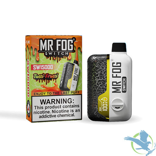 Mr Fog Switch SW15000 17ML 15000 Puffs Disposable Vape With Smart Screen - Display of 5