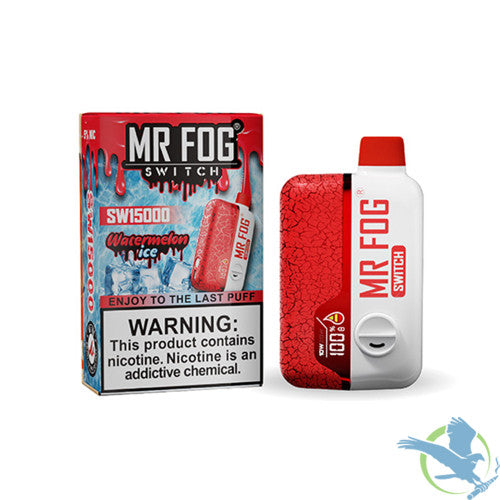 Mr Fog Switch SW15000 17ML 15000 Puffs Disposable Vape With Smart Screen - Display of 5