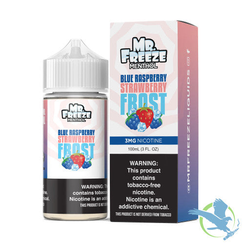 Mr. Freeze Menthol Synthetic Nicotine E-Liquid 100ML