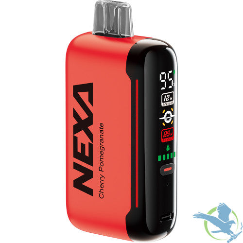 NEXA N20000 20ML 20000 Puffs 800mAh Prefilled Nicotine Salt Rechargeable Disposable Device With Dual Mesh Coil & MEGA Screen - Display of 5
