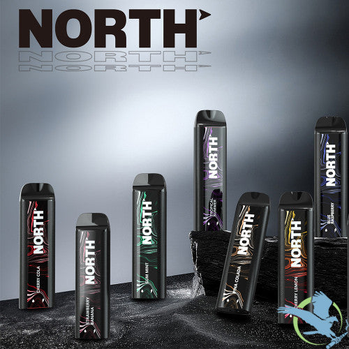 North 10ML 5000 Puffs 550mAh 3% Prefilled Nicotine Salt Rechargeable Disposable Vape Device With Mesh Coil & E-liquid & Battery Indicator - Display of 10