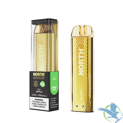 North Habibi Edition 10ML 5000 Puffs Disposable Vape Device With Premium Mesh Coil & E-liquid & Battery Indicator - Display of 10