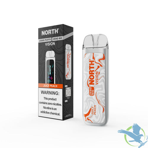 North Vision 15K Puffs 15ML Zero Nicotine Disposable Device With Visionary Mesh Coil & Energy Radiating Screen - Display of 5