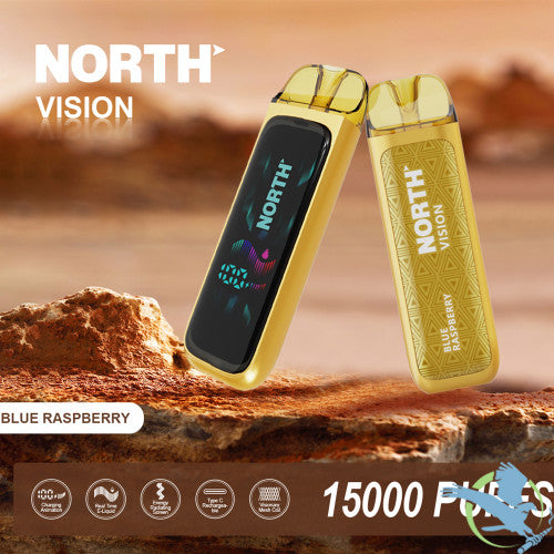 North Vision Habibi Edition 15K Puffs 15ML Disposable Device With Visionary Mesh Coil & Energy Radiating Screen - Display of 5