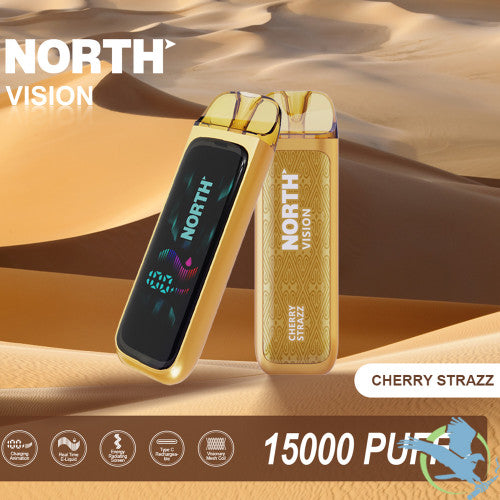 North Vision Habibi Edition 15K Puffs 15ML Disposable Device With Visionary Mesh Coil & Energy Radiating Screen - Display of 5