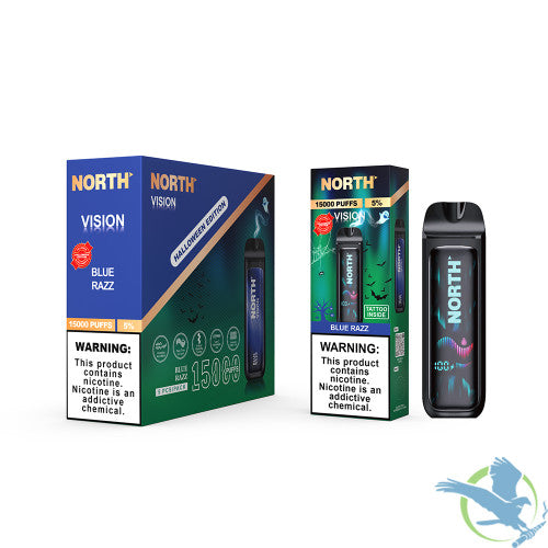 North Vision Halloween Edition 15K Puffs 15ML Disposable Device With Visionary Mesh Coil & Energy Radiating Screen - Display of 5