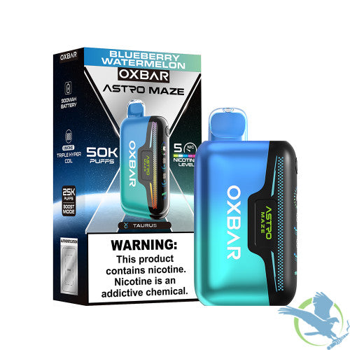 OXBAR Astro Maze 50K Puffs 14ML Disposable Device With RGB Light - Display of 5