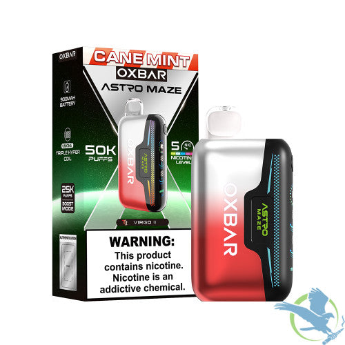OXBAR Astro Maze 50K Puffs 14ML Disposable Device With RGB Light - Display of 5